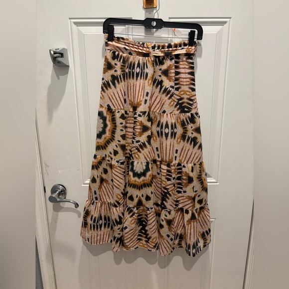 ba&sh Venus  Geometric Midi-Skirt small - Picture 2 of 4